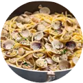 Spaghetti alle vongole - Ristorante di Pesce Canaan Forlì